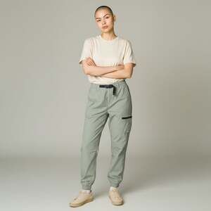 Modern Amusement Green Utility Cargo Jogger Pants with Belt Unisex Size M